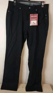 Denali Stretch Stoff # D770169 schwarz Ruß Herren 36×32 Neu mit Etikett flexible Taille - Bild 1 von 16
