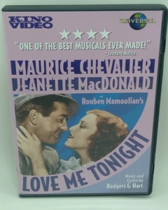 Love Me Tonight (DVD, 1932, Full Screen) Maurice Chevalier Small Cover Flaws - Picture 1 of 7