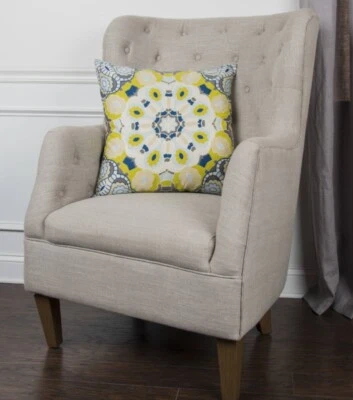 20"x20" Oversize Square Pillow Cover Multi Colored Medallion  Rizzy Home NWT - Image 1 of 4