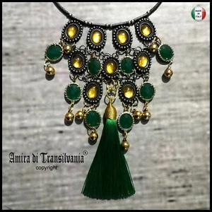 luxury gift jewelry art necklace women pendant ethnic Tibetan tribal style - Picture 1 of 24