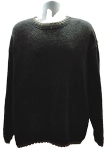 Men's Large WOOLRICH Original Outdoor 100% Wool Heavy Crewneck Sweater Made USA - Picture 1 of 9