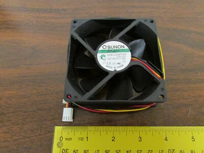 Sunon Maglev KDE1209PTV3 12 VDC 1.2 W Fan Long Cable 3-Pin Connector - Image 1 of 2