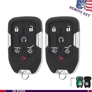 2 Smart Remote Key Fob 6B For Chevy Suburban Tahoe GMC Yukon 2015-2020 HYQ1AA - Picture 1 of 7