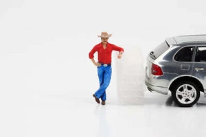 1:43 Figur Burt Reynolds Bandit Movie Smokey and the Bandit Cartrix CTVD1 41mm