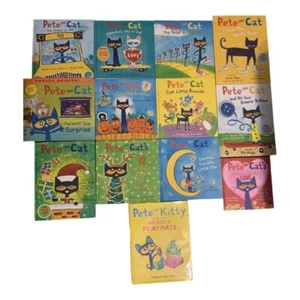 Pete The Cat 13 Picture Books Lot Children's Teacher Hard Cover James Dean - Picture 1 of 1