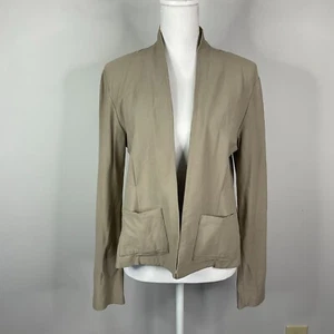 Eileen Fisher Jacket Womens Small Lightweight Open Front Pockets Stretch - Picture 1 of 7