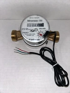 Minol Minomess 130 Water Flow Meter Sensor Brass T-MINOL-130-NL - Picture 1 of 10