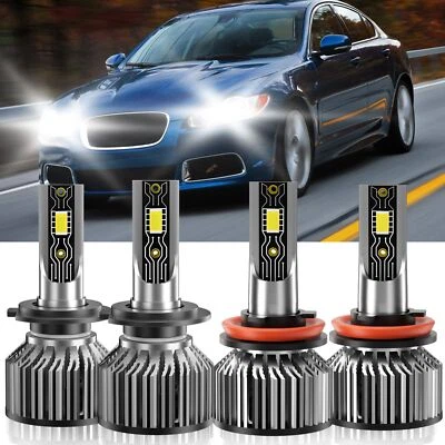 Faros LED antiniebla haz alto/bajo 6500K para Hyundai Veracruz 2007-2012 Foto 1 de 4