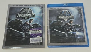 Jurassic World (3D / 2D Blu-ray + DVD, 2015, Juego de 3 discos con funda lenticular) - Imagen 1 de 7
