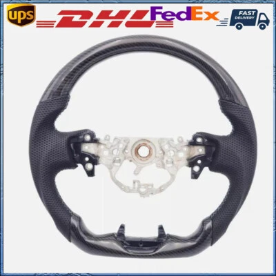 23-2025 Leather & Carbon Fiber Steering Wheel For Toyota Crown 25+ Camry Replace Foto 1 de 4