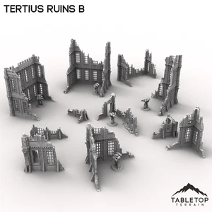 Tertius Ruins B - Grimdark Gothic Wargaming Tabletop - Picture 1 of 10