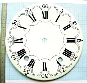 Cadran oeil boeuf horloge e zifferblatt clock uhr dial Comtoise 18 cm type XVIII