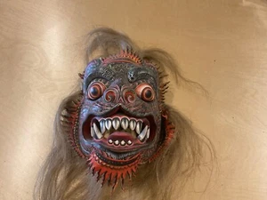 Balinesische Topeng Maske I.B. Sutarja Mas. Ubud Bali Holz handgeschnitzt & bemalt selten - Bild 1 von 7
