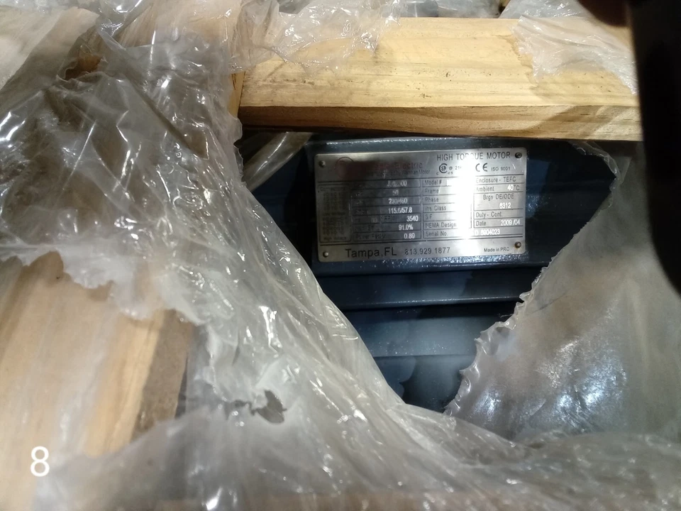 50HP 326JM FRAME : 230/460 VOLTS :TEFC RELIABLE ELECTRIC:3600 RPM - Image 1 of 1