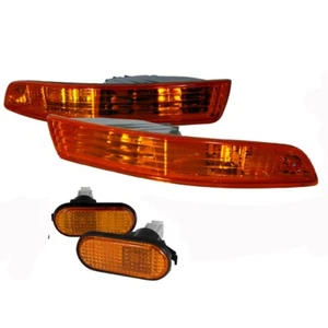 For 94-97 Acura Integra DC Type R JDM Amber Flat Side Markers Bumper Turn Signal - Picture 1 of 1