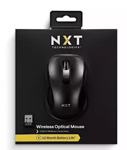 NXT Technologies Mouse USB ottico ambidestro wireless nero (NX60885) - Foto 1 di 7