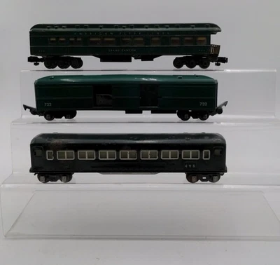 American Flyer Vintage S Postwar Passenger Cars # 954, 495 & 732 [3] - Image 1 of 4