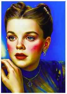 JUDY GARLAND * ACEO personalizado * novedad divertida * CELEBRIDAD * tarjeta de arte * ATC - Imagen 1 de 2