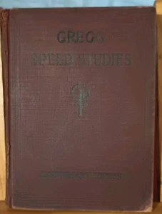 Gregg Speed Studies Anniversary Edition 1929 Hardcover Antique Book On Shorthand - Picture 1 of 21