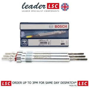 03L963319 Bosch 3x Glow Plugs VW Scirocco Sharan Touran Transporter New Genuine - Picture 1 of 12