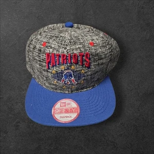 New England Patriots Mitchell & Ness SnapBack Adjustable Hat Speckled Gray - Picture 1 of 2