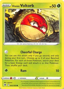 Hisuian Voltorb 002/189 SWSH10 Astral Radiance Pokemon 009290 - Picture 1 of 2