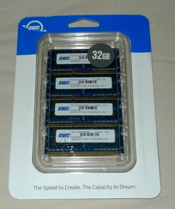 OWC 32GB DDR3L PC12800 1600MHz Kit (8GB X 4) New in Sealed Pack - Picture 1 of 2