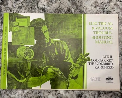 Vintage Ford 1978 LTD II, Cougar XR7, Thunderbird e Ranchero EVT Manual - Imagem 1 de 4
