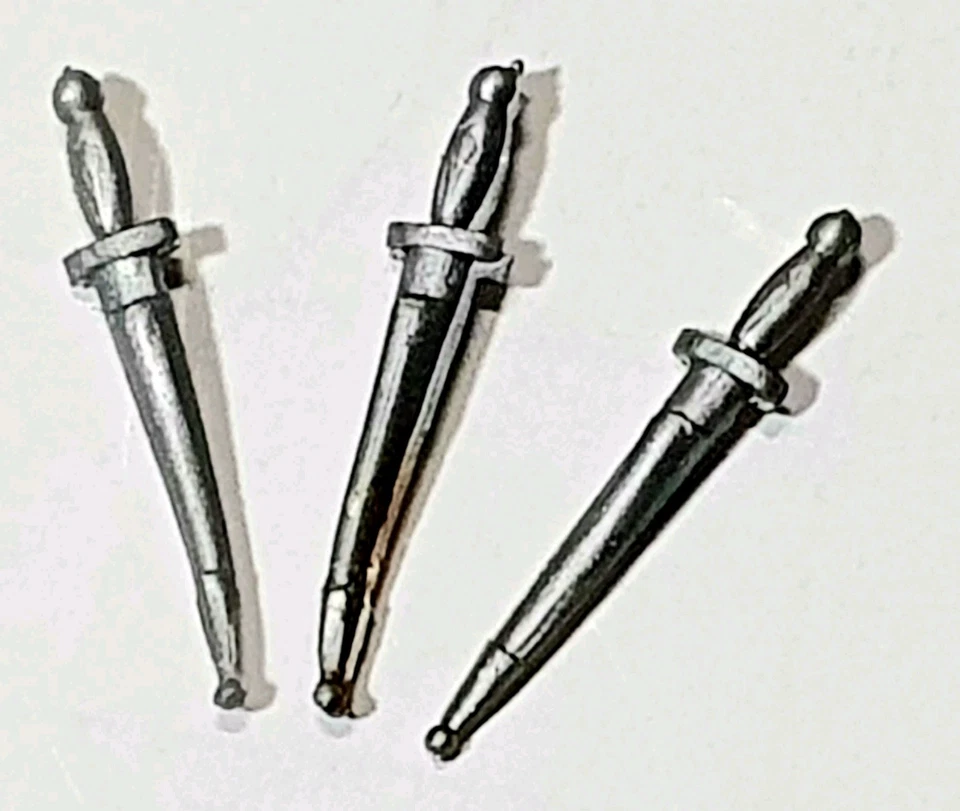 Vintage Britains Historic Series Swoppet Knights Scabbard Daggers - Image 1 of 1