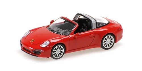 Minichamps 1 87 PORSCHE 911 TARGA RED 2014 - 870068041
