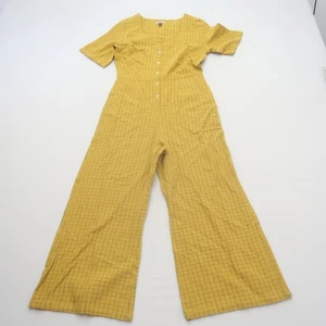 Mikoleon Jumpsuit Size XS 100% Cotton Wide Leg Boho Hippie Upcycled Festival - Picture 1 of 7