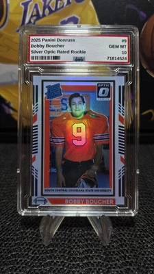 2025 Panini Donruss #9 Bobby Boucher The Waterboy Holo Rated Rookie Vanity Slab - Image 1 of 3