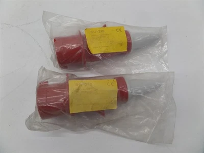 Lote de 2 - Enchufe MENNEKES RS 847-310 3P+E 32A 380/415VAC Foto 1 de 4