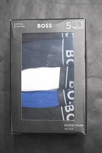 Hugo Boss Mens 5-Pack Multicolor Stretch Cotton Trunk Boxer Shorts Underwear 2XL - Picture 1 of 4