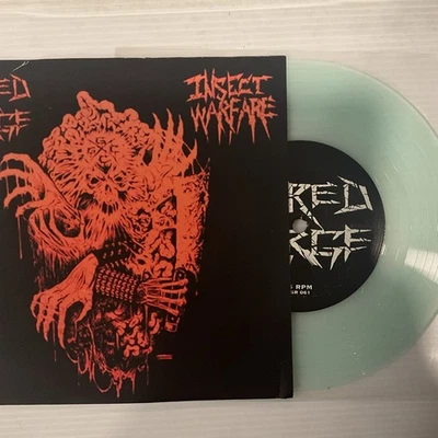 Hatred Surge /Insect Warfare - Split 7" EP 2006 Regurgitated Semen – RSR 061 VG+ - Image 1 of 4