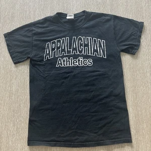 App State Gildan Women's Size Small Women’s Athletics Black T-Shirt Ultra Cotton - Picture 1 of 6