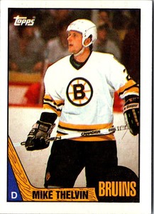 1987 O-Pee-Chee Michael Thelven #24 Boston Bruins