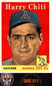 Harry Chiti 1958 Topps #119 Kansas City Athletics - Picture 1 of 2