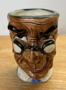 Antiker Toby Becher alt schlank korrupter Politiker Geschäftsmann Look Keramik Kunst - Bild 1 von 10