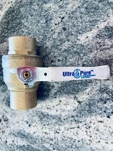Válvula de bola Milwaukee/Hammond Ultra Pure 1-1/2"" 600 WOG, sudor x sudor sin plomo - Imagen 1 de 3