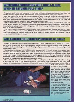Страница журнала Vince McMahon HHH 8x10 Pro Wrestling рестлер WWE - Изображение 1 из 3