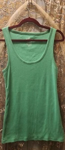 Grünes geripptes Tanktop Shirt von Route 66 Gr. XL - Bild 1 von 5
