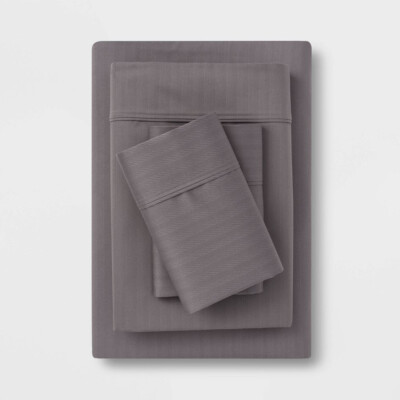 Threshold 500TC Cotton Blend Sateen 4-Piece S...
