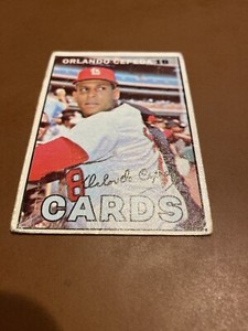 1967 Topps Orlando Cepeda St. Louis Cardinals #20 Baseball Card