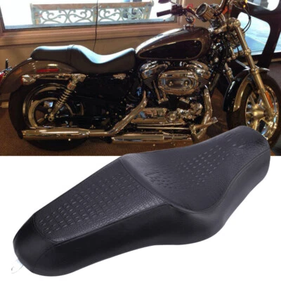 Asiento de pasajero de conductor de dos plazas Alligator para Harley Sportster XL 1200 883 personalizado Foto 1 de 4