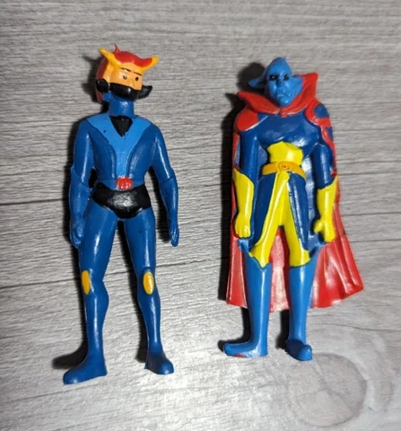 Vintage Grendizer UFO Robot PVC Figure Lot Blacki Koji Kabuto Goldorak Imported Cover