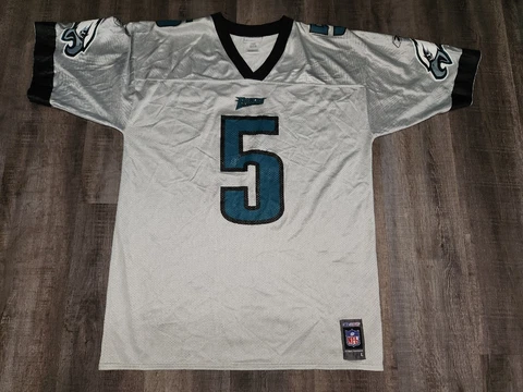 Donovan McNabb Eagles Silver Reebok Jersey Authentic Team Replica Cover