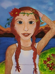 Ode an Anne mit einem E Amybeth McNulty NEU Kunst Grußkarte 5 x 7 Schachtel mit 10  - Bild 1 von 1