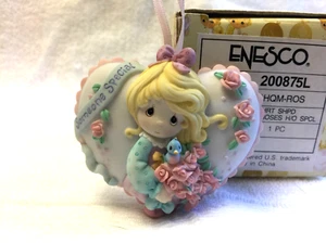 Precious Moments 1996 SOMEONE SPECIAL 200875L Ornament Freundschaft Vogel Herz Sha - Bild 1 von 2