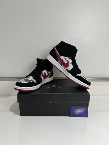 Air Jordan 1 Mid giornale Air Times UK7.5